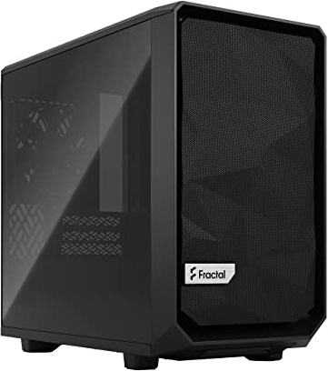 Fractal Design Meshify 2 Nano Black, Tempered Glass Dark Tint