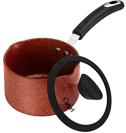 The All-In-One Stone Saucepan and Cooking Pot by Ozeri - 100% APEO, GenX, PFBS, PFOS, PFOA, NMP and NEP-Free German-Made Coating