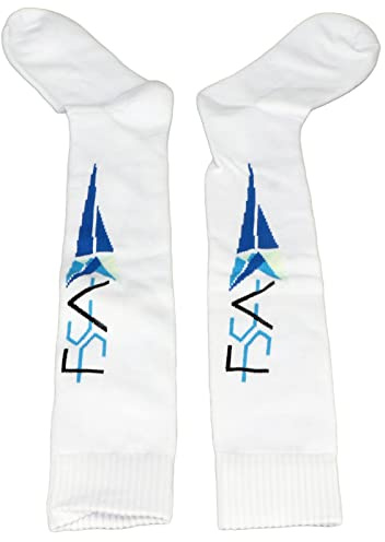TOPINCN Calcetines de Esgrima para Adultos, Calcetines de Esgrima de Algodón Peinado Que Absorben el Sudor Elásticos, Transpirables, Unisex para Mujeres para Competición (S)