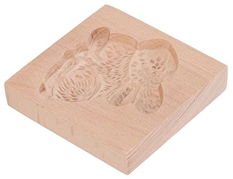 Keksform aus Holz, Niedliche Tiere, Geschnitzter Keksstempel, Kekspresse, Stempelformen, Keksausstecher aus Birkenholz(Hase)