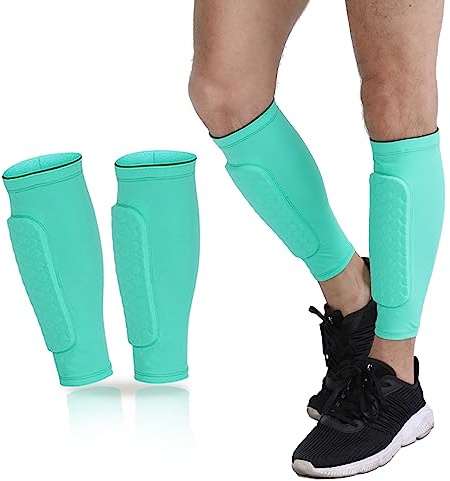 Fußball Schienbeinschoner für Erwachsene Jugend, Fußball Sleeves Socken für Schienbeinschoner, Leichte Fußball-Schienbeinschoner-Hülle Soccer Shin Guards Atmungsaktiv Und Einfach Anzuziehende
