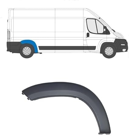 Passaruota posteriore paraurti DX COMPATIBILE CON Ducato Boxer Jumper 735422800