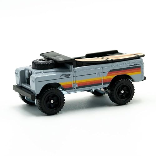 Hot Wheels - Land Rover Series II - HW Hot Truck 5/10 - HTC32 - Short Card - Track Stars - Good Year - Mattel 2024-1:64