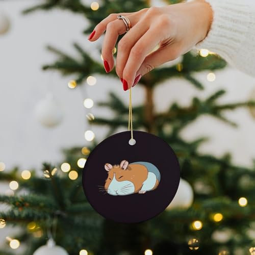 Weihnachtsschmuck 2024 Weihnachtsbaum rund Keramik Anhänger lächelnd lustige Weihnachtsanhänger Hängende Weihnachtsbaum Dekoration für Zuhause Neujahr Party Supplies Geschenke
