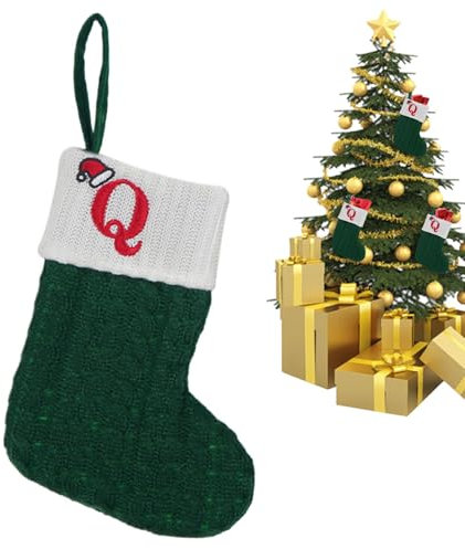 Personalisierte Weihnachtsstrümpfe Mit Buchstaben Bestickter, Nikolausstrumpf Christmas Stockings Bestickter Nikolausstrumpf Christmas Stockings Kamin Deko Weihnachten Ornamente Geschenkhalter