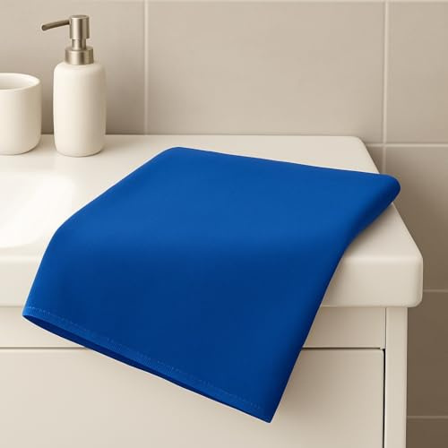 Corredocasa Telo Mare Microfibra Leggero e Assorbente, in 100% Poliestere Made in Italy - Telo Bagno 90x170 cm, Tinta Unita - Ideale per Viaggi, Asciugamano Bagno (Blu Royal)