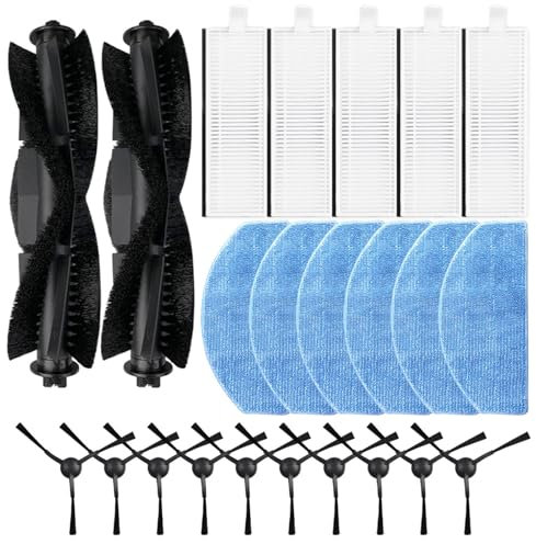 MKVAXR Alfombrilla limpiadora de Suelos robótica Piezas de Filtro de Almohadillas de fregona, for Laresar, for L6 Pro, for Laresar, for Evol 3 Robot de Barrido, Accesorios de aspiradora, repuestos(C)