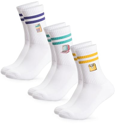 Occulto Tennis Strumpor Kvinnor & Män 3 Pack (modell: Rio) Matematik 39-42