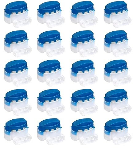 Wdbild 20 PCs wasserdichte Kabelklemme Drahtanschlüsse 3 Porenklemme Block Roboter Rasenmäher Selbstabstreifer Zopfanschluss