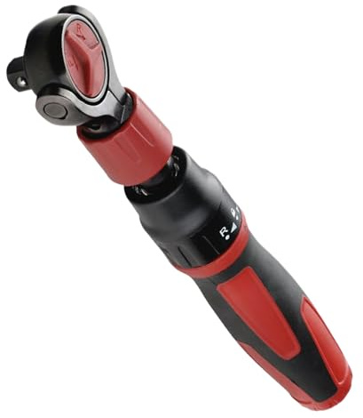 Llave de carraca | trinquete con accionamiento de 9,5 mm | 72 dientes ergonómico con mango antideslizante, cabezal giratorio reversible de acero de encendido y apagado | Para moto, electrodomésticos