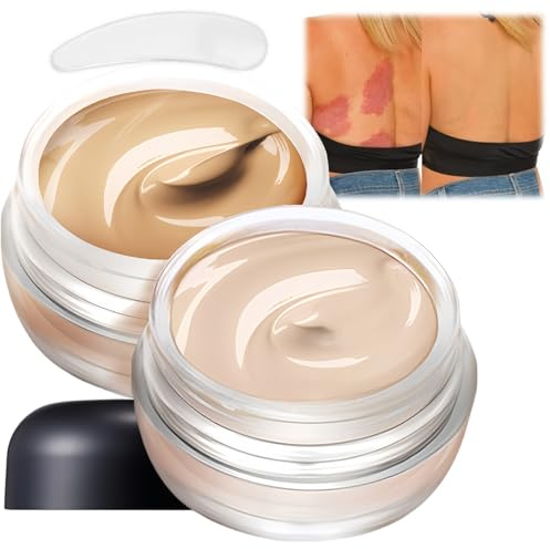 Waterproof Tattoo Cover Up Makeup - Full Coverage Body Concealer for Bruises and Tattoos, Long-Lasting Natural Formula Matches All Skin Tones, for Men and Women