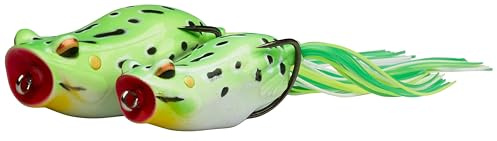 Savage Gear 3D Pop Frog - Popper Gummifrosch zum Spinnangeln auf Barsche & Hechte, Oberflächenköder, Topwater Baits, Hechtköder