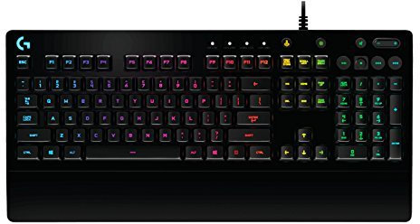 Logitech G213 Prodigy Gaming-Tastatur mit RGB-Hintergrundbeleuchtung, Schwarz