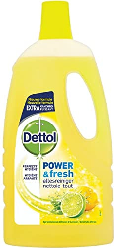 Dettol Power & Fresh Allesreiniger Citroen-Limoen 1L x4