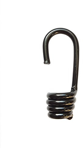 Spiralhaken 6mm 8mm 10mm für Gummiseil Expanderseil Kordel Seil Gummileine elastisches Seil für Planen Boote LKW Fahrrad Zelt Abdeckung Netz (6mm x 100 Stück)