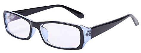 ITODA Brillenfassungen Blaulichtfilter Brille PC Computer Nerdbrille mit Brillenetui Computerbrille Damen Herren Streberbrille UV Schutz Dekobrille Ohne Stärke UV400 Lesebrille für Gaming TV Handy