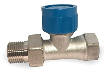 Thermostatventil Vorlaufverschraubung 1/2 Zoll Durchgang Ventil für Heizkörper