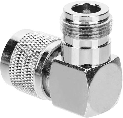 Operitacx N Typ 90 Grad Rechtwinkliger Koaxialadapter Männlich Zu Weiblich L16 Verbindung Für Antennenstecker Radio Koax Kabelverbinder Kompakt