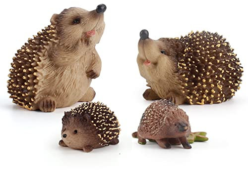 JINGLING Statuetta ornamentale da giardino, ornamento artificiale a forma di riccio per esterni, sculture da giardino per casa, balcone, feste, laghetto, patio, decorazione da giardino