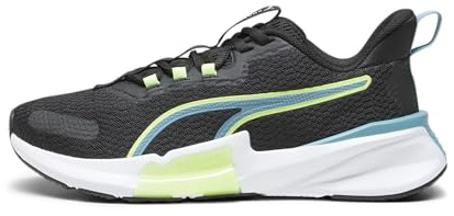 PUMA Dam PWRFrame TR 2 träningsskor, Puma Black Bold Blue Speed Green, 40 EU