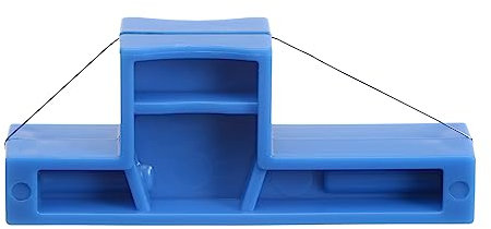 sourcing map Angle Cutting Clay Tool Wire Bevel Cutter Clay Trimming Tool Plastic Ceramic Wire Cutters Small Pottery Angle Cutter for Pottery Ceramics, Sculpting, Blue 2.75 x 1.10 x 0.59 Inch