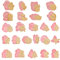 ZOOMPIL Moldes Galletas Navidad, Juego de cortadores de galletas navideñas, 3D Cortador Galletas Navidad, para Decorar Fondant Tartas Galletas Pastelería Decoración Navideña, 24 Piezas