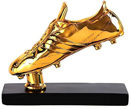 SWAYVES Trofei Di Calcio Scarpette D'Oro Replica Coppe Del Mondo Scarpa D'Oro Oggetti da Collezione Premio Sparatutto Resine Trofeo Vetrina Di Souvenir Dei Tifosi