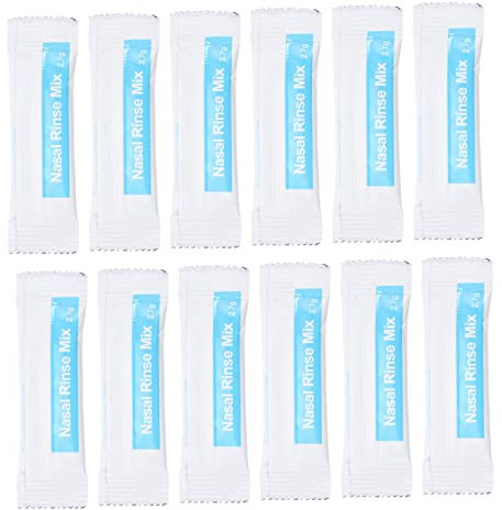 FOMIYES 40paquetes Paquetes De Sal Para Lavado Nasal Sobres De Para Enjuague Nasal Sin Fácil De Usar Para Exterior y Hogar