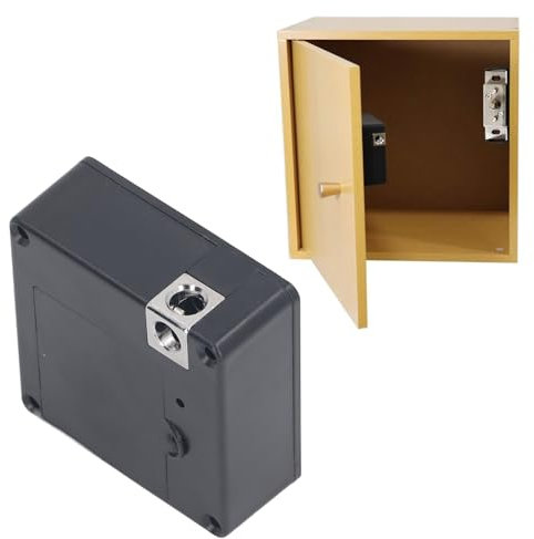 RFID Electronic Cabinet Lock, Keyless NFC Smart Invisible Electronic Sensor Lock, Hidden DIY Lock for Wooden Cabinet Drawer Locker Cupboard Wardrobe Furniture