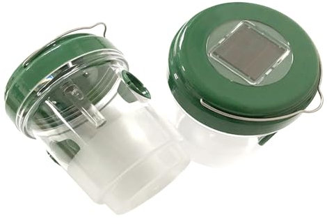 Giwnhvx Carpenter Bee Traps for Outside, Wasp Traps Outdoor Hanging, Bee Traps, Bee Wasp Catcher Outside Garden Green