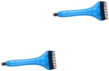 YARNOW 2 Ensembles Outils de Lavage floculant pour Piscine éponge Chauffage Produits Chimiques pour Spa Boire éclaboussure Nettoyeur granulés pour Spa Brosse de Piscine Brosse à Main Blue
