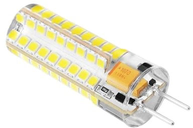 JZLBBC Ampoule LED GY6.35/G6.35 AC/DC12V équivalent 7W lampe halogène 70W G6.35 culot à deux broches blanc chaud intensité variable 1PC blanc