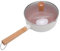 Cuerpo Antiadherente con Tapa, Olla Pequeña de Cocción a Prueba de Temperatura con Olla de Cocción de Cocción de Inducción a Alta Temperatura. (20 centímetros)