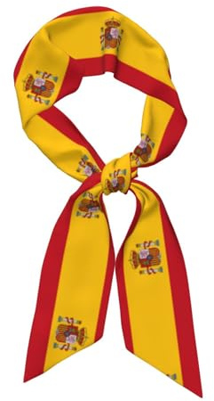 KETAFOUND España Bufanda Mujer Pañuelos Cabeza, Satín Bufanda Corbatas, Diademas, Accesorios para Bolsos, Suave, Transpirable Y Resistente Al Sol Foulard Mujer119X7.9 Cmamarillo