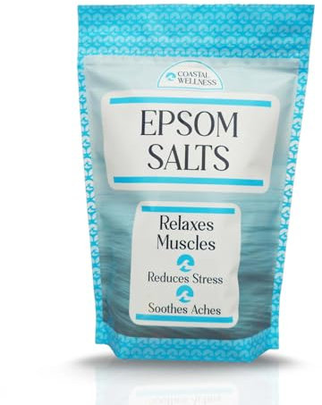 Epsom Salts 1kg Coastal Wellness for Muscle Relaxation and Stress Relief (1)