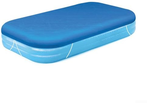 Rechteckige Poolabdeckung, Premium-PE-Anti-Staubschutz mit 3 Schichten, UV-Schutz, Wärmespeicherung für Innen- und Außenpool-Wartung (1,75 x 2,62 m)