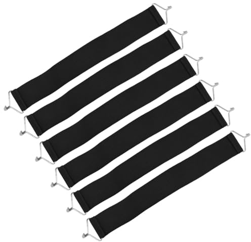 FACULX 6 cinturones reforzados para sillas de gravedad, cinturones de silla reforzados con ganchos, correas de repuesto para sillón reclinable gravedad, sillas plegables, muebles de patio al aire