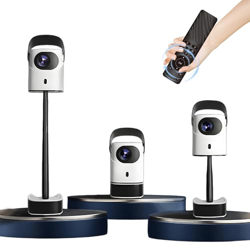 Miniproyector con HDMI, 240 lúmenes ANSI, resolución 1280x1080P, proyector de Juegos portátil para Dormitorio, Cine en casa y Uso en Exteriores (Blanco)-Diseño Compacto, Compatible con 4K