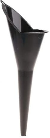 1Pc Black Multi-Function Auto Engine Oil Petrol Change Funnel Long Stem Plastic Funnel for Car Motorcycle ATV Boat Multi-Function Circular and, Large:28cm Oil System Tools (11.02in)