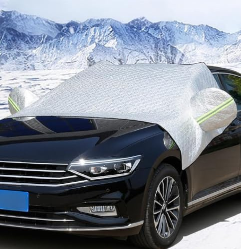 WENINETIES Windschutzscheibenabdeckung Winter für Smart ForTwo 3 (III) 453 I 2014-2024, Abdeckung für Frontscheibe Einfache Montage Frostschutz & Schneeschutz