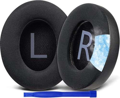 Ersatz-Ohrpolster für Bose 700 (NC700 NC 700) Noise Cancelling Kopfhörer, Proteinleder Schwamm Weiches Atmungsaktiv Ersatzpolster Kopfhörer-Hülle mit Schnalle (Gel,1Paar)