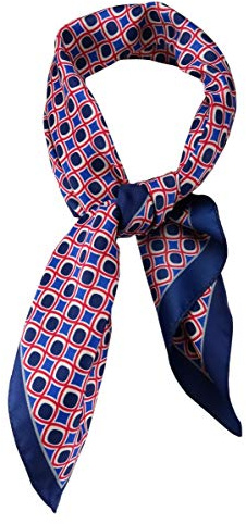TigerTie Damen Nickituch Halstuch gemustert - Halstuchgröße 60 x 60 cm