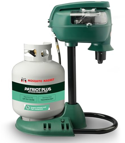 Mosquito Magnet MM4200B Patriot Plus Mosquito and Flying Insect Trap and Killer - Outdoor Fly Trap Protects Up to 1 Acre, Green