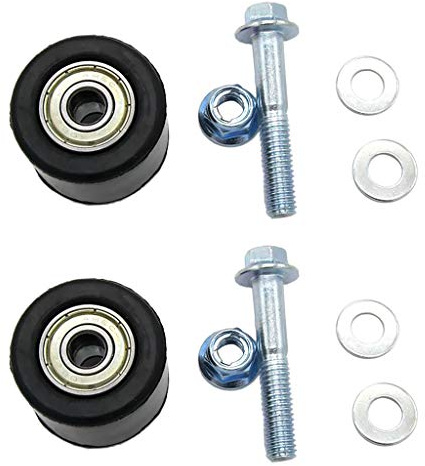 SDENSHI 2pcs Tendeur à Galet Guide Chaîne pour Yamaha YFZ 350 Banshee Moto