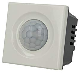 Sensore Movimento PIR Da Incasso, Compatibile Con Bticino Axolute, Occupa 2 Moduli (Bianco)