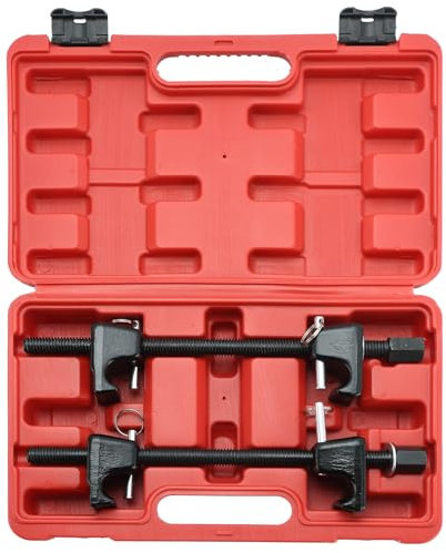 ATPEAM Macpherson Strut Spring Compressor 2pc Heavy Duty Coil Spring Compressor Strut Remover Installer Tool, 7/8in Socket 1/2in Drive