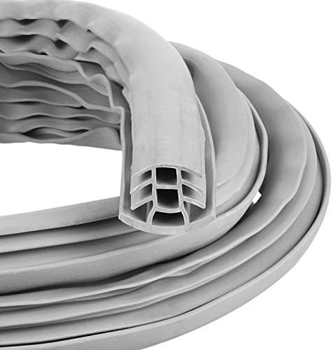 Kingdder Betondehnungsfugenfüller, Auffahrt, Rissfüller, flexibler EPDM-Gummistreifen für Beton-Risse, Reparatur, Ersatz, Wetteralterungsbeständigkeit, Dehnungsfuge (2,5 cm breit, 4,6 m lang)