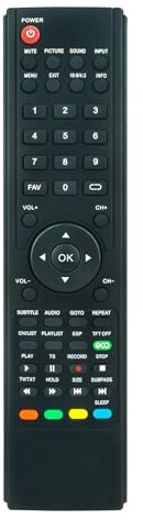 ALLIMITY Telecomando Sostituzione adatta per NORDMENDE WEGAVISION TV FHD32A FHD43A FHD24A WEGAVISION-FHD24A WEGAVISION-FHD43A WEGAVISION-FHD32A