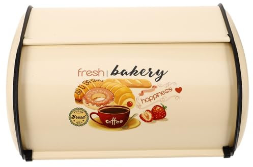 Cabilock Contenedor Hermético Para Almacenar Pan Con Tapa Contenedor Para Pan Rosa Contenedor Para Pan De Panadería Pan De Gran Capacidad Panera Para Encimera De Cocina Lata Grande