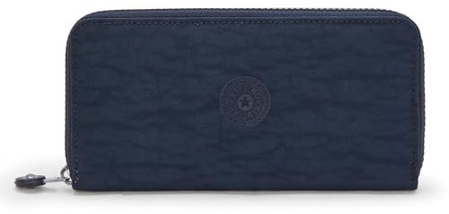 Kipling Damen Geldbörse, Blue Bleu 2, Nylon, Reißverschluss, Münzfach, Kompakt, Einheitsgröße